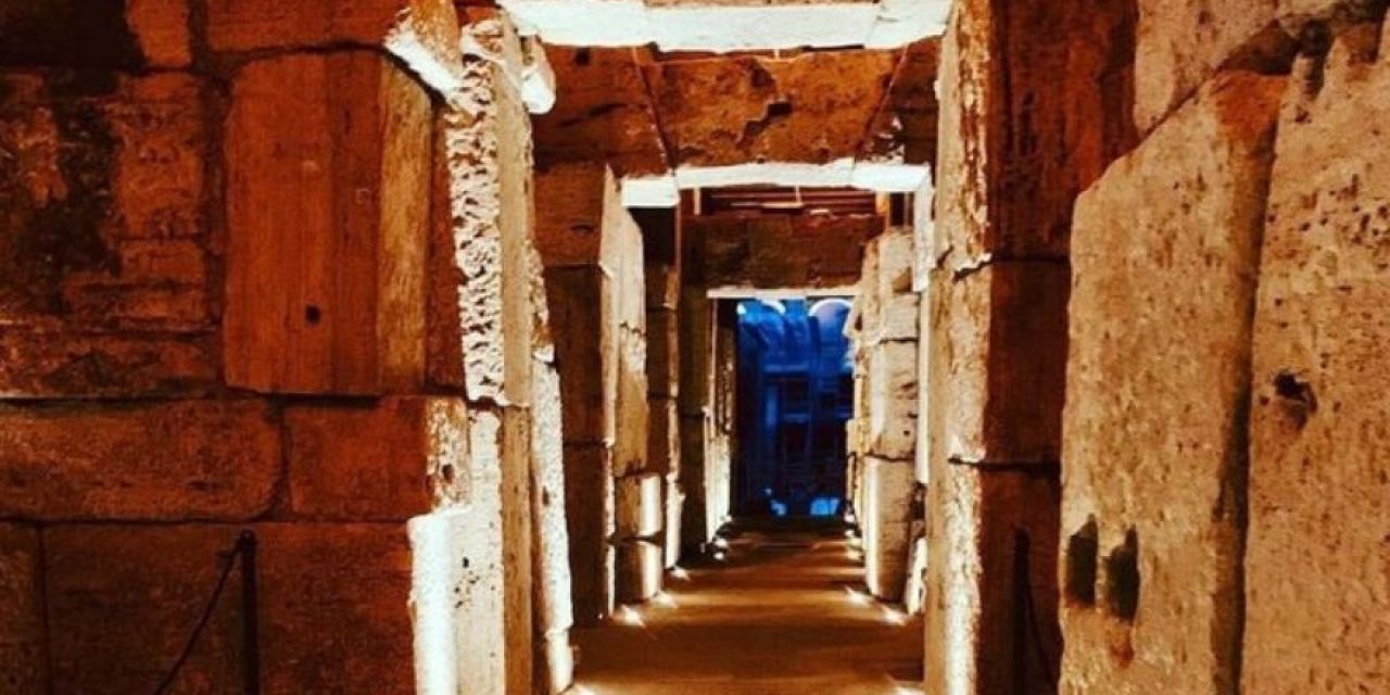 Colosseum underground tour hypogeum tunnels